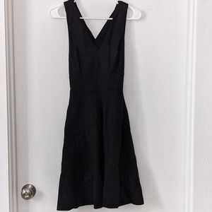 Black midi dress